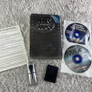 Action Replay Max for Sony PlayStation 2 PS2 Cheat Codes Discs USB Drive Mem Car
